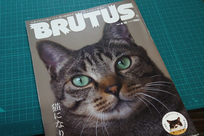 BRUTUS No.936『猫になりたい』